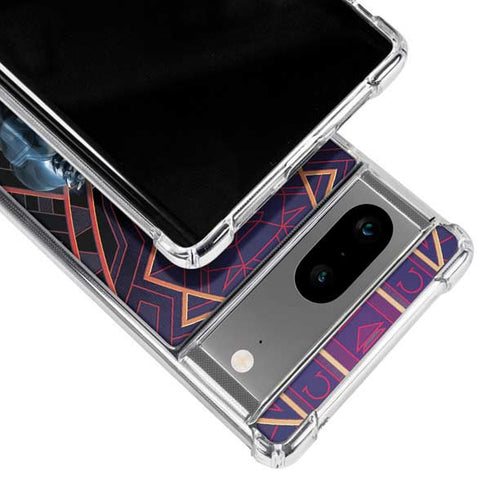 Marvel Black Panther Wakanda Salute Google Pixel 8a Clear Case